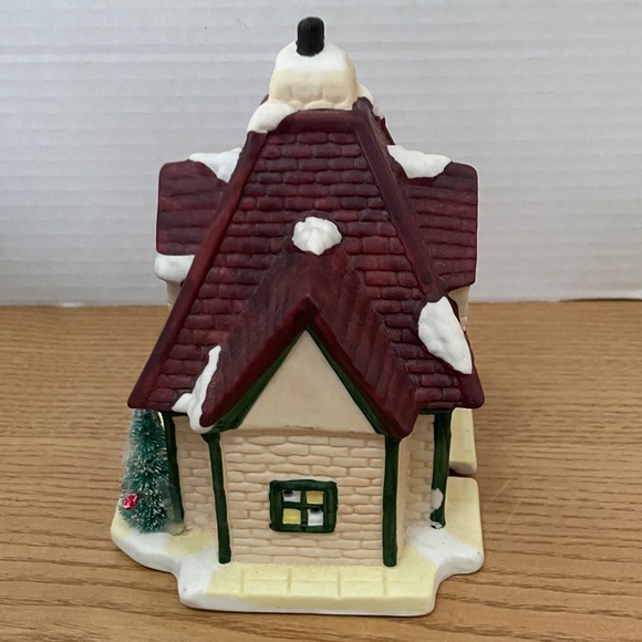 Christmas Valley Village Orig Collectors Series East Market Union Building 1991 - Picture 3 of 14